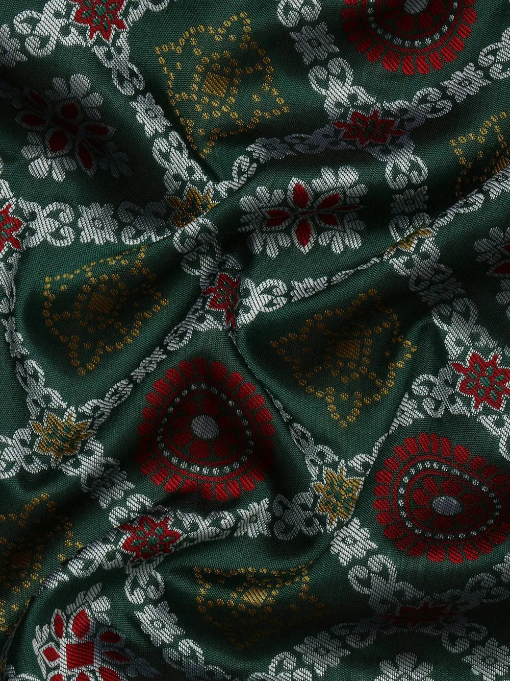 Patola Soft Silk Banarasi Saree With Zari border 