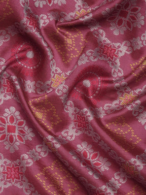 Patola Soft Silk Banarasi Saree With Zari border 