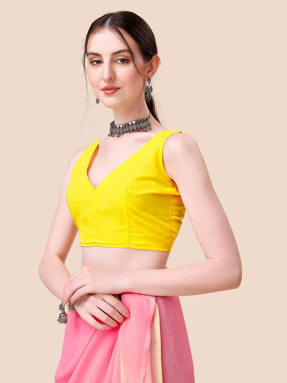 Soft Georgette Bollywood Ombre design  Saree