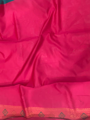 Rama Soft Silk Butta Weaving Saree

