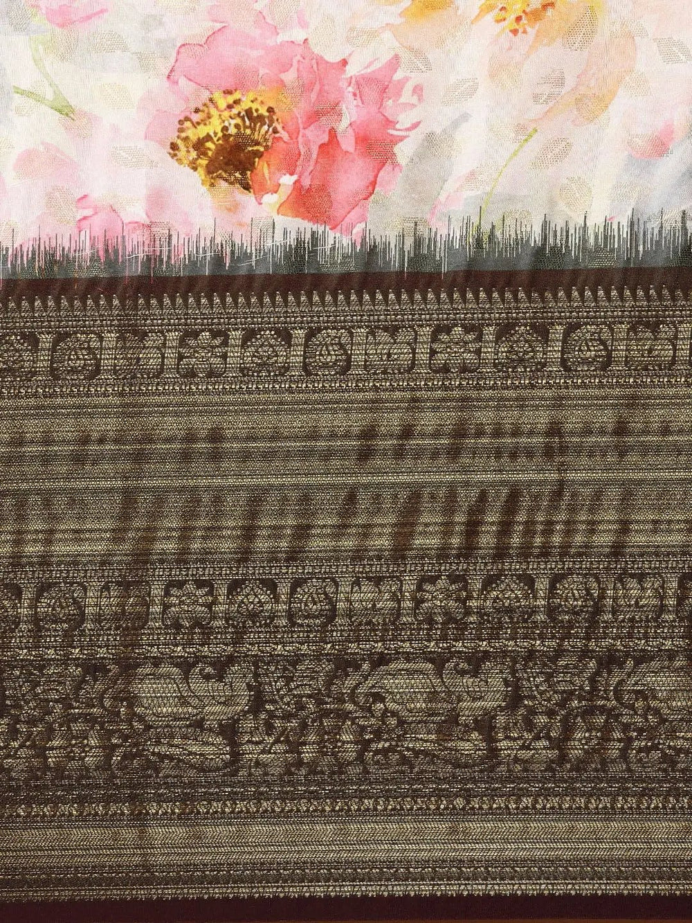  Silk Saree With Digital Kalamkari Print Pattu 