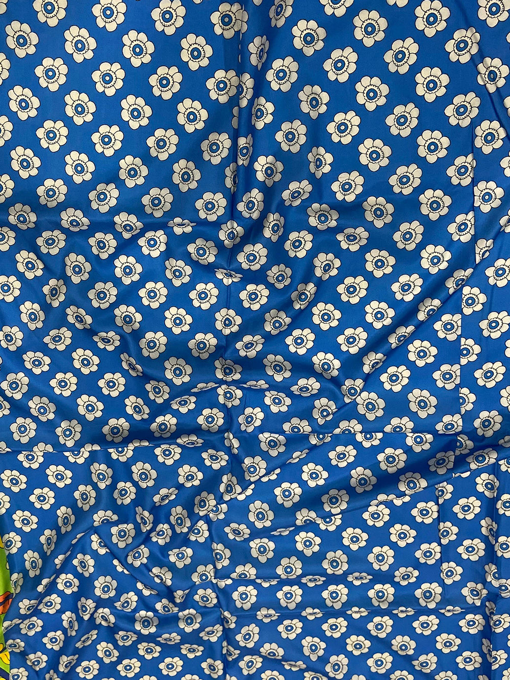 Volt Green Soft Silk Kalamkari Saree