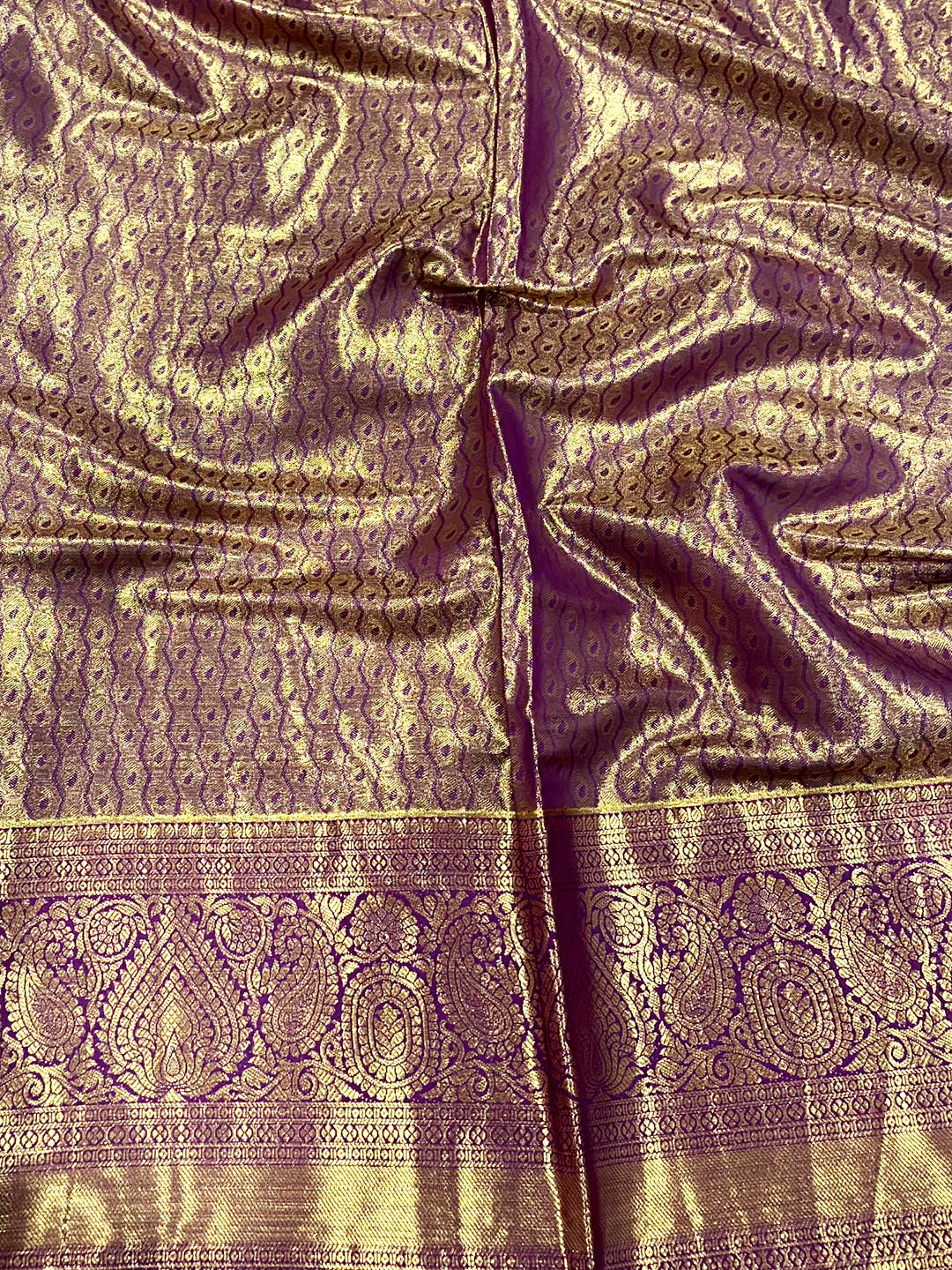 Light Green Dharmavaram Silk Saree