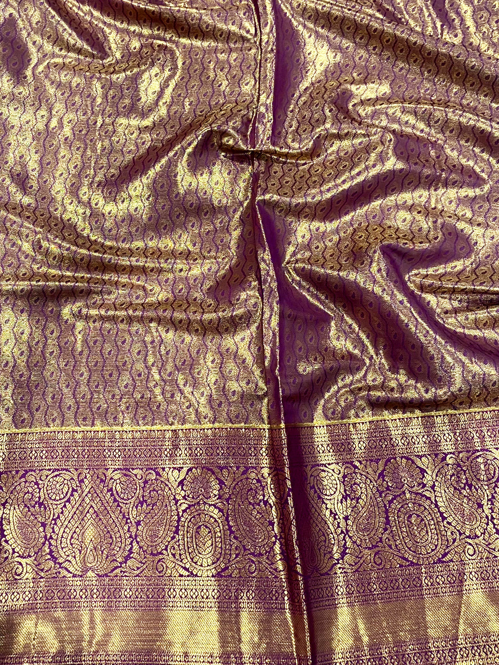Light Green Dharmavaram Silk Saree
