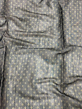 Bottle Green Linen Juth Digital Print Saree