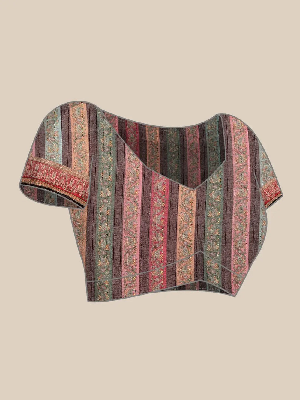 Soft Linen Kalamkari Block Print Sarees