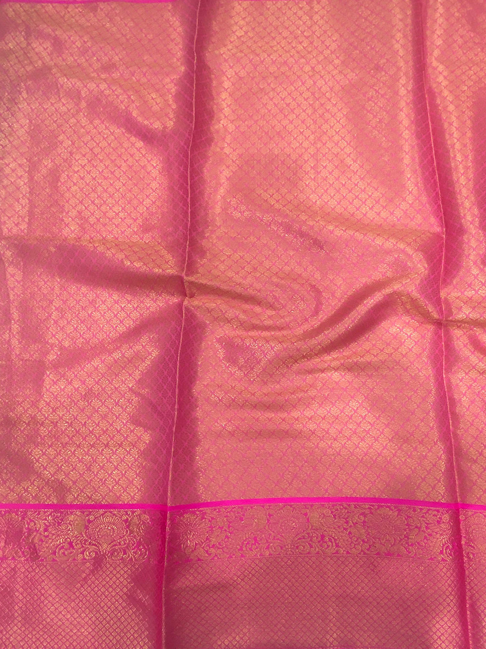 Royal Blue Kanjivaram Silk Golden Zari Weaving Saree