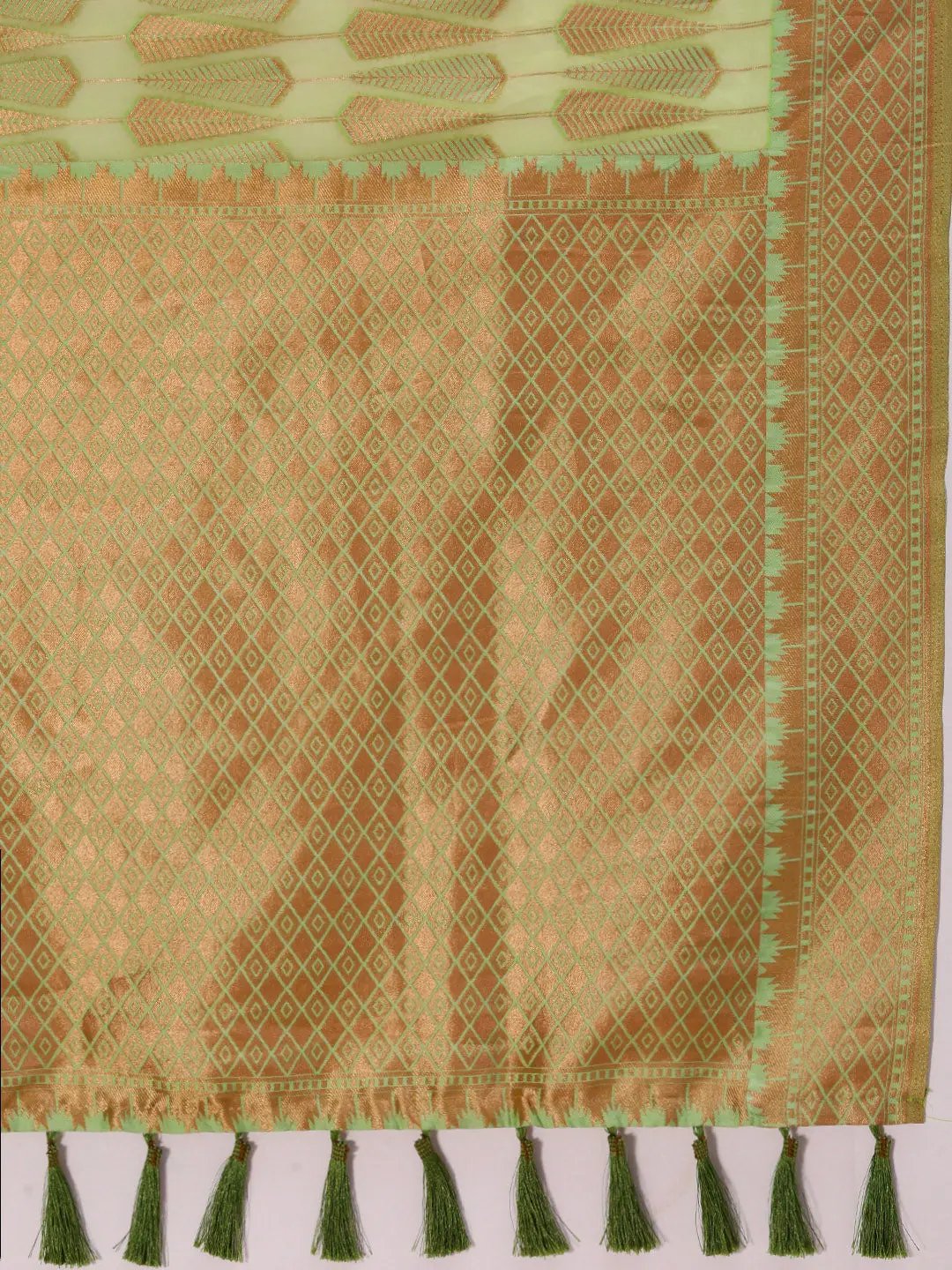  Pure Organza Banarasi Zari Motif Designer Saree 