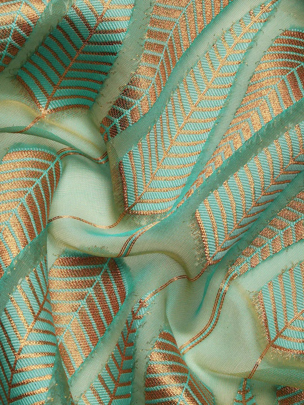  Pure Organza Banarasi Zari Motif Designer Saree 