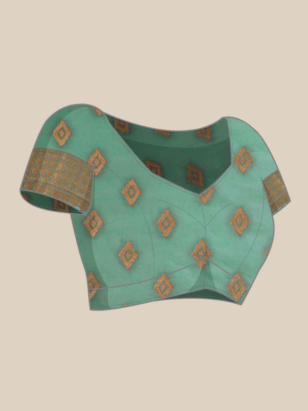  Pure Organza Banarasi Zari Motif Designer Saree 