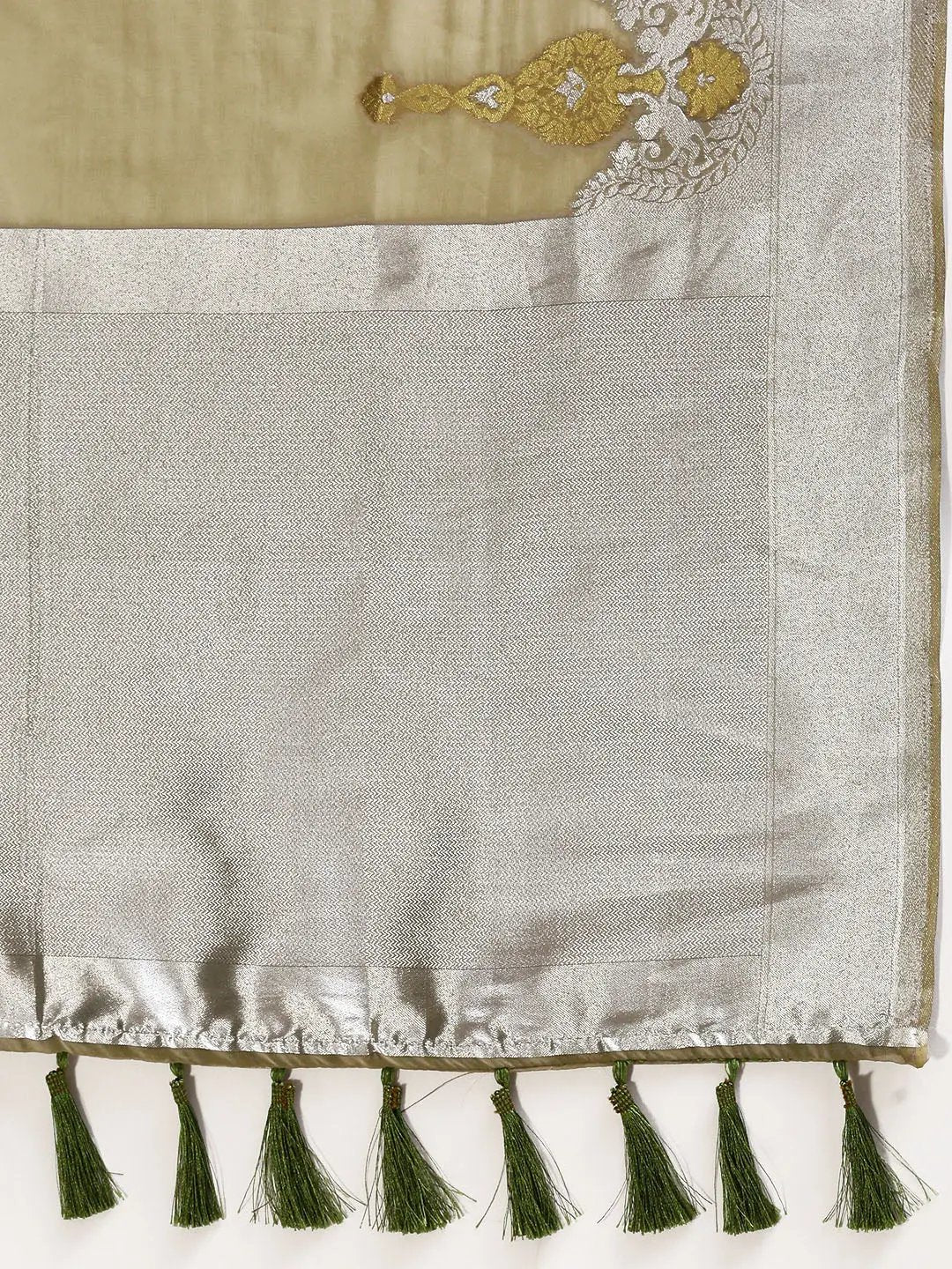  Pure Organza Banarasi Zari Motif Designer Saree 