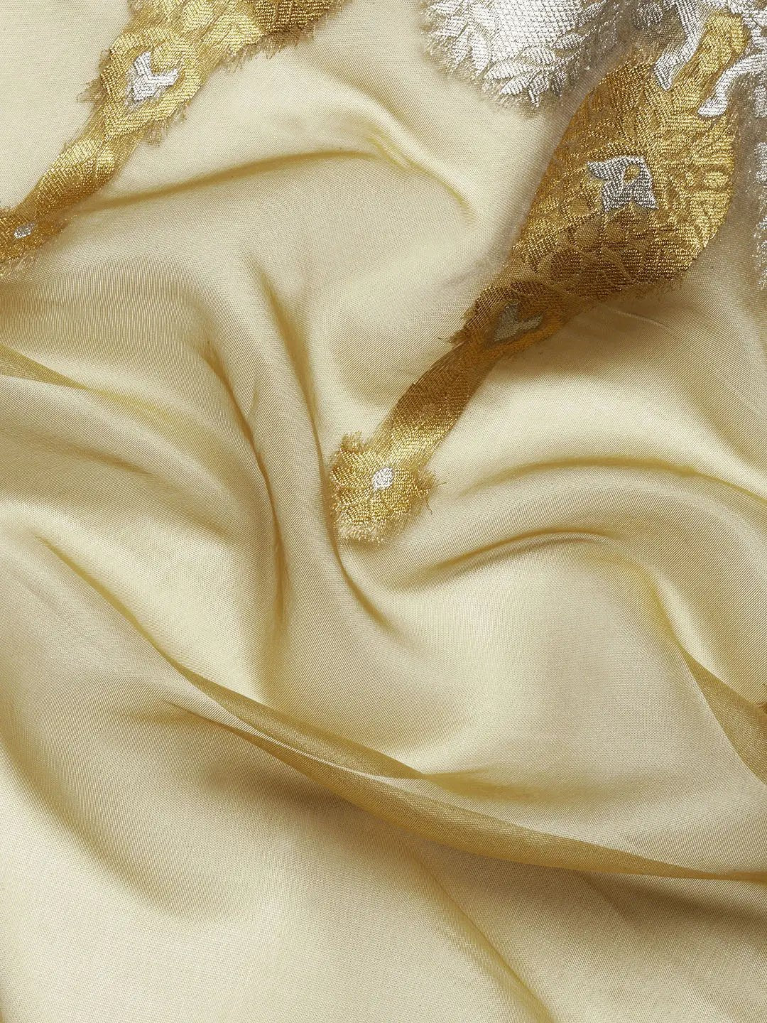  Pure Organza Banarasi Zari Motif Designer Saree 