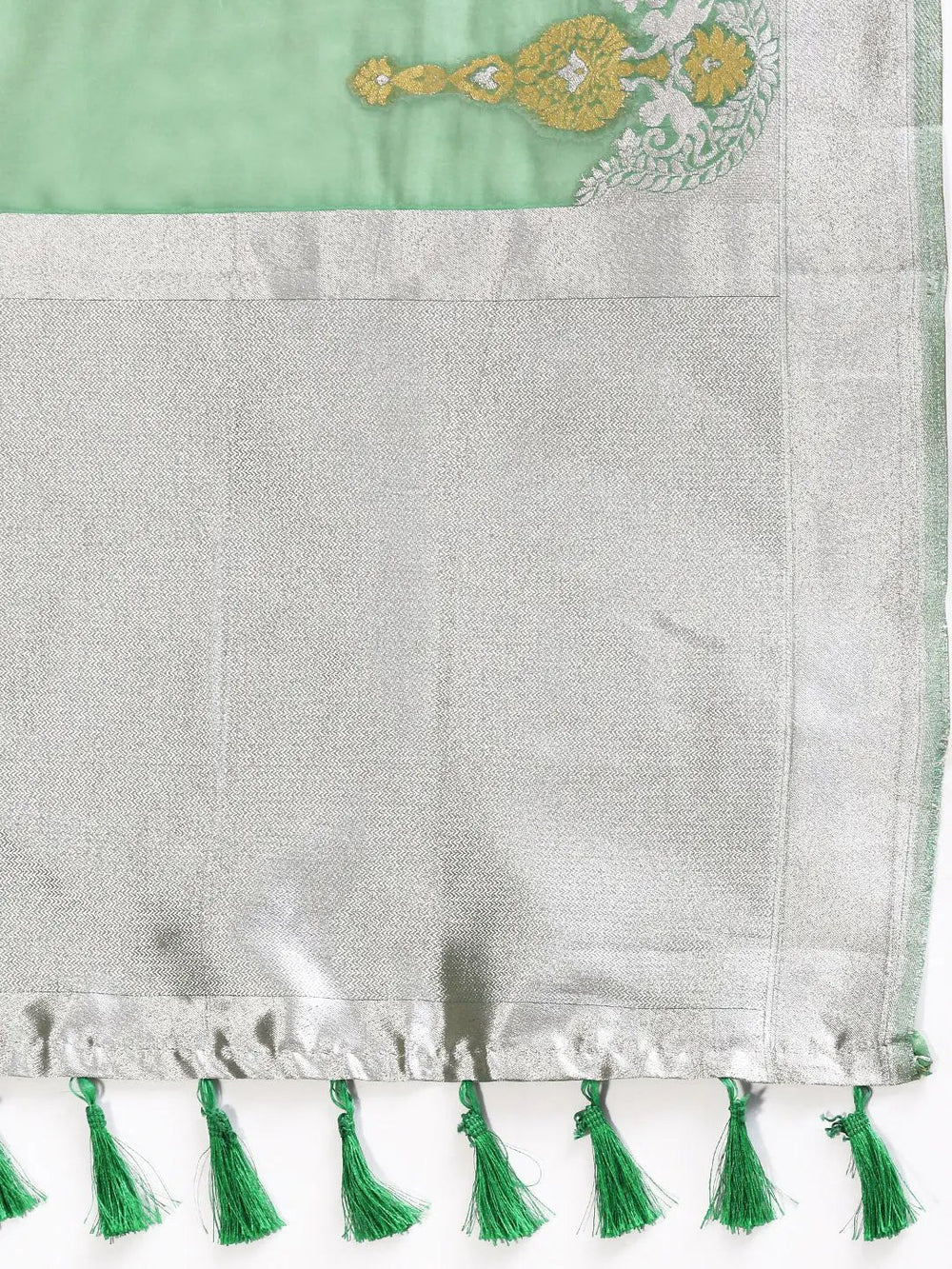  Pure Organza Banarasi Zari Motif Designer Saree 