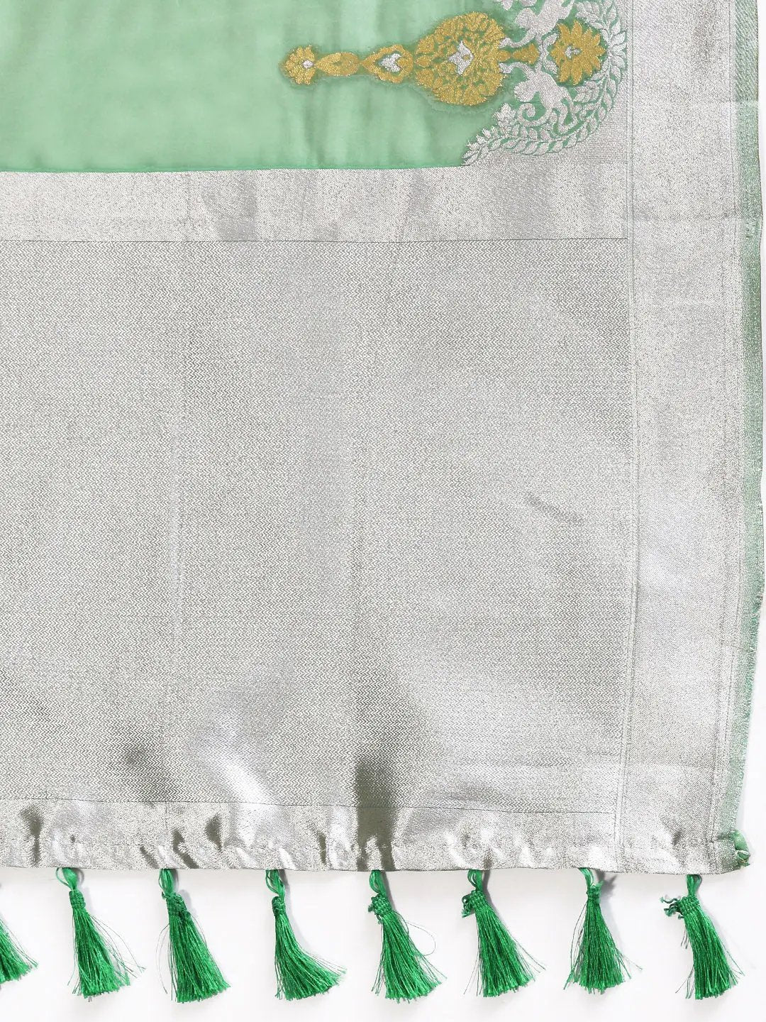  Pure Organza Banarasi Zari Motif Designer Saree 