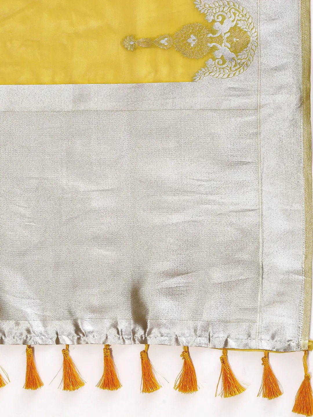  Pure Organza Banarasi Zari Motif Designer Saree 