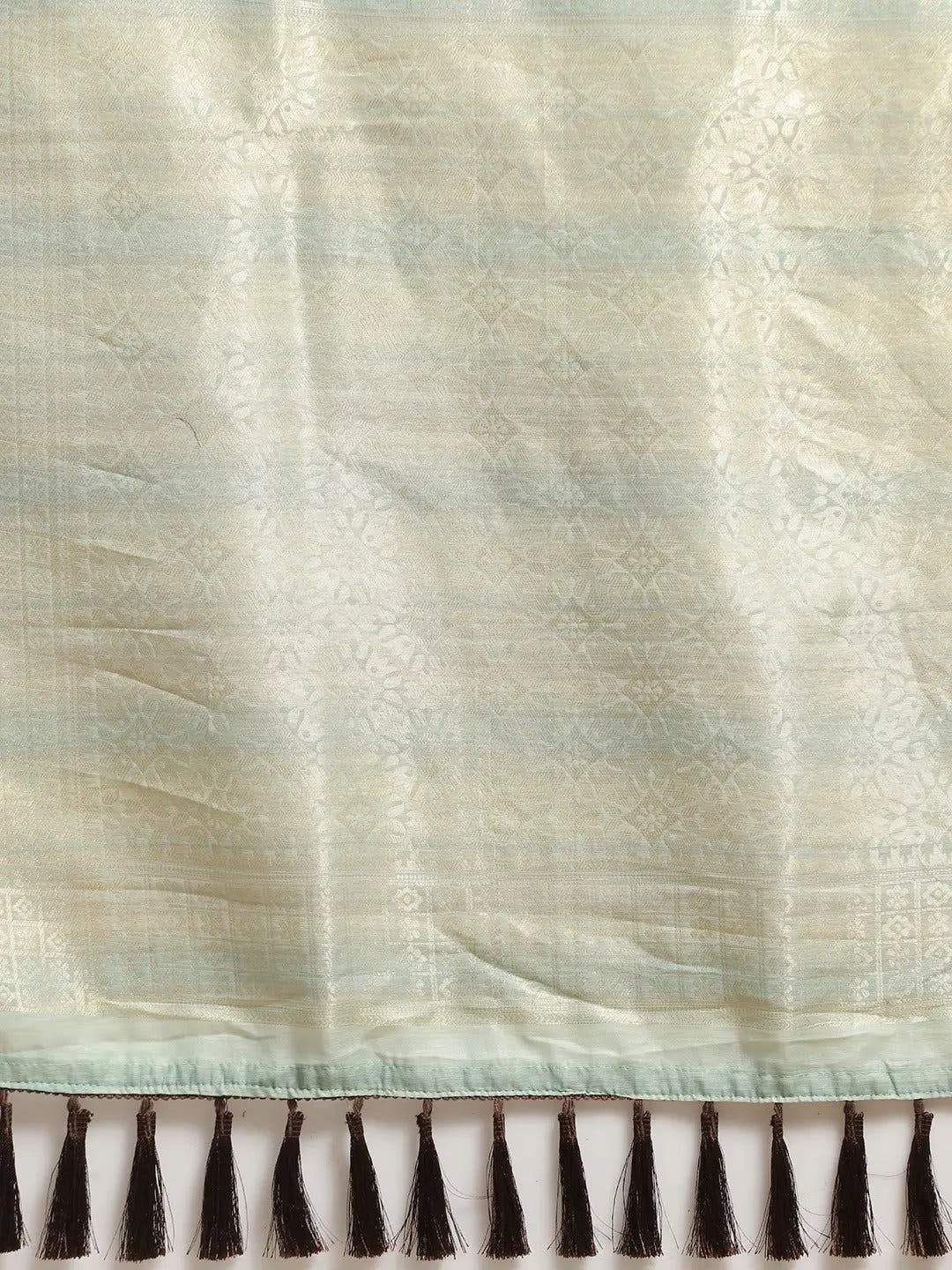  Cotton Slub Silk Saree with Zari Weaving 