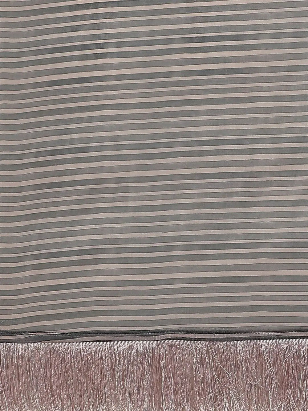 Vastranand Celebrity Striped Silk Saree With Resham Tassel 