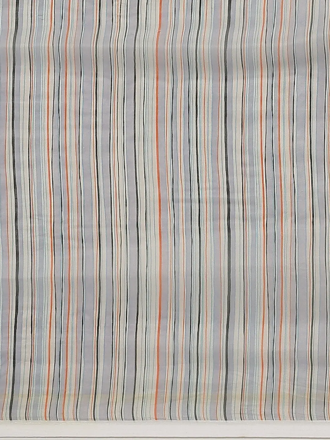 Vastranand Celebrity Striped Silk Saree With Resham Tassel