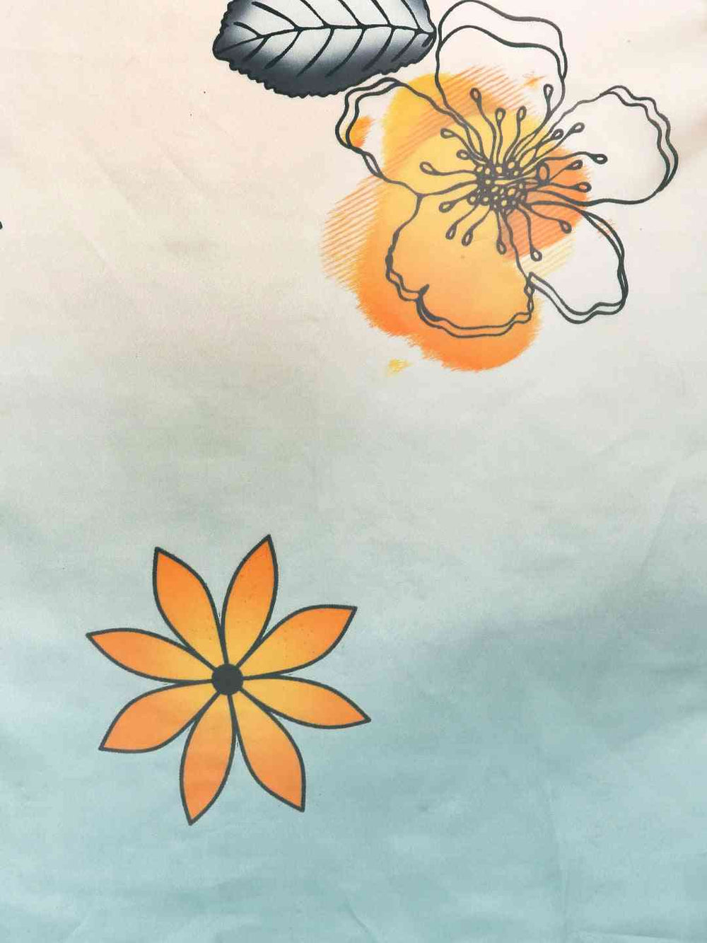Buy Celebrity Floral Printed Silk Saree with Resham Tassel 