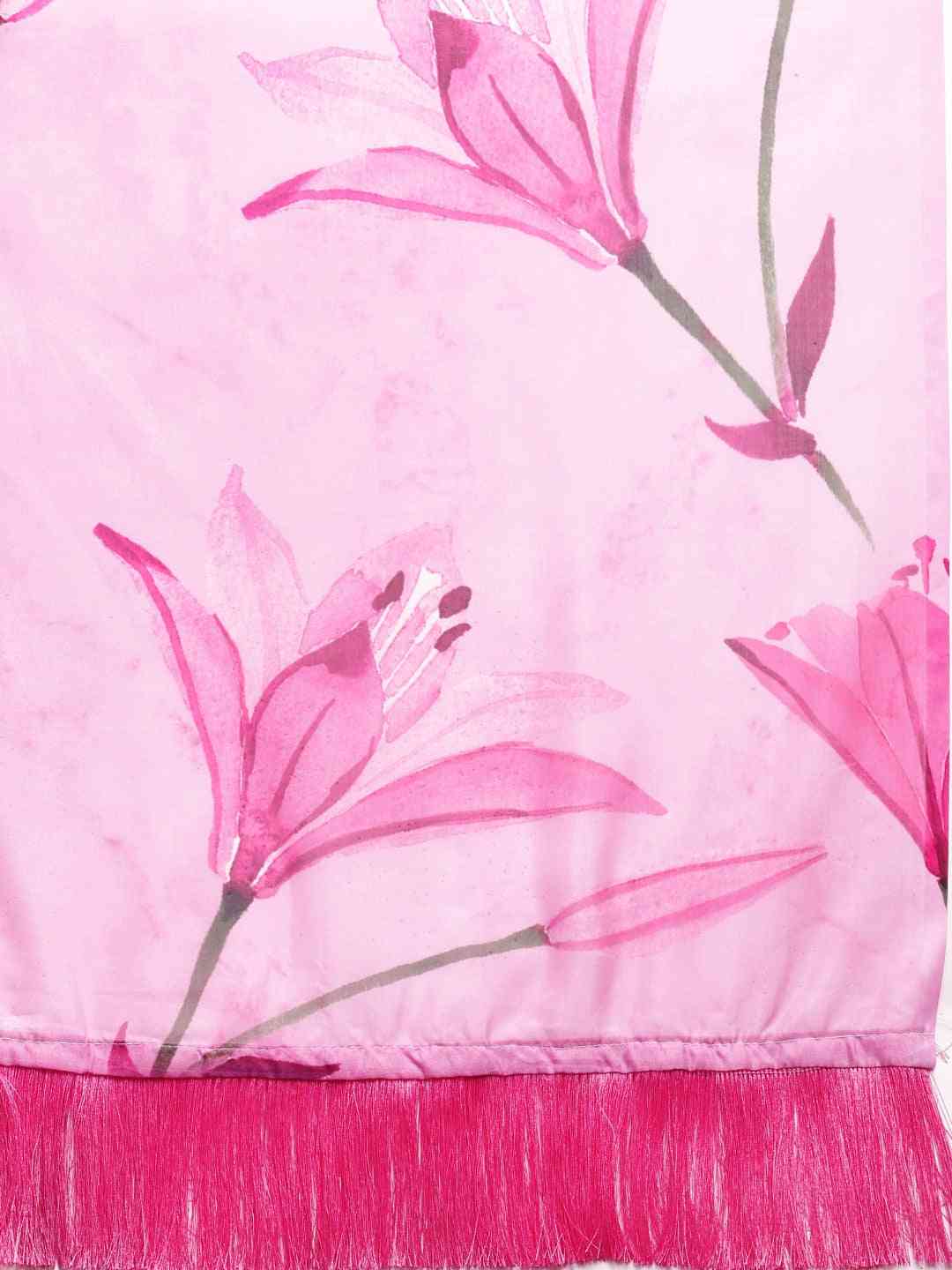 Buy Celebrity Floral Printed Silk Saree At Vastranand