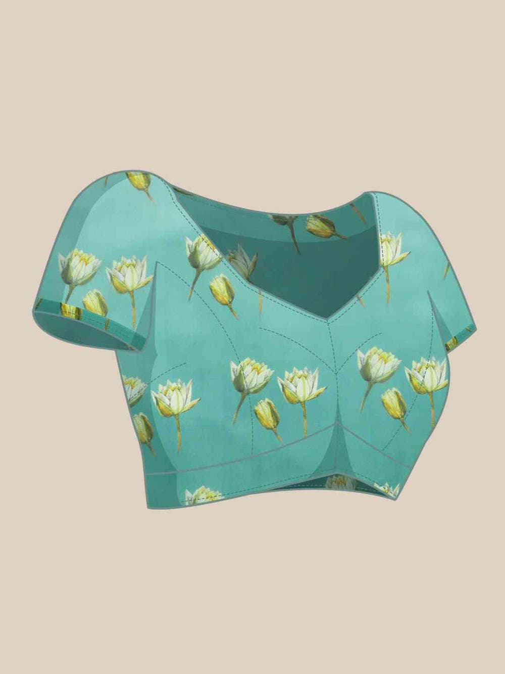 Vastranand Exclusive Celebrity Floral Printed Silk Saree 