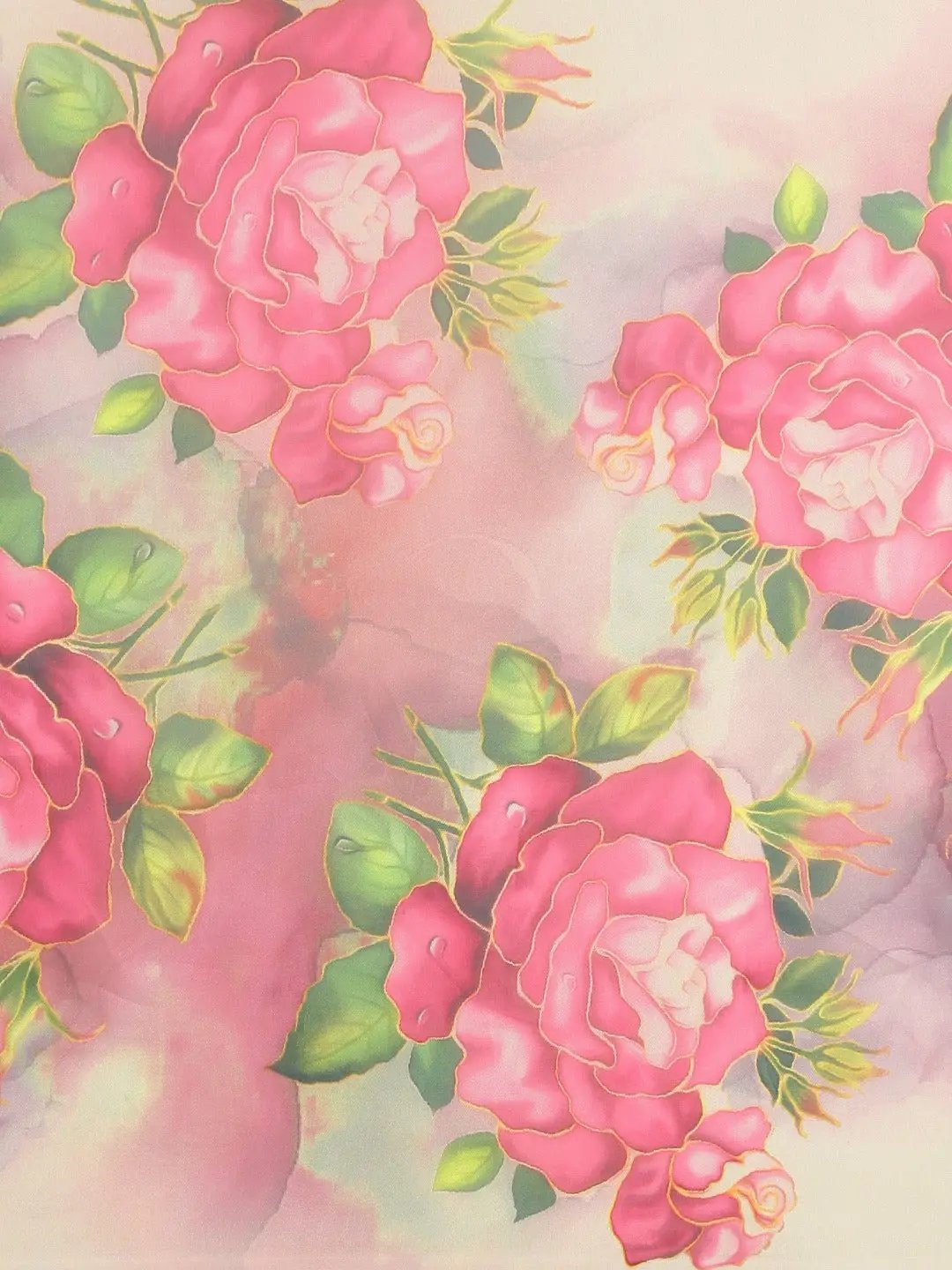 Buy At Vastranand Celebrity Floral Printed Silk Saree 