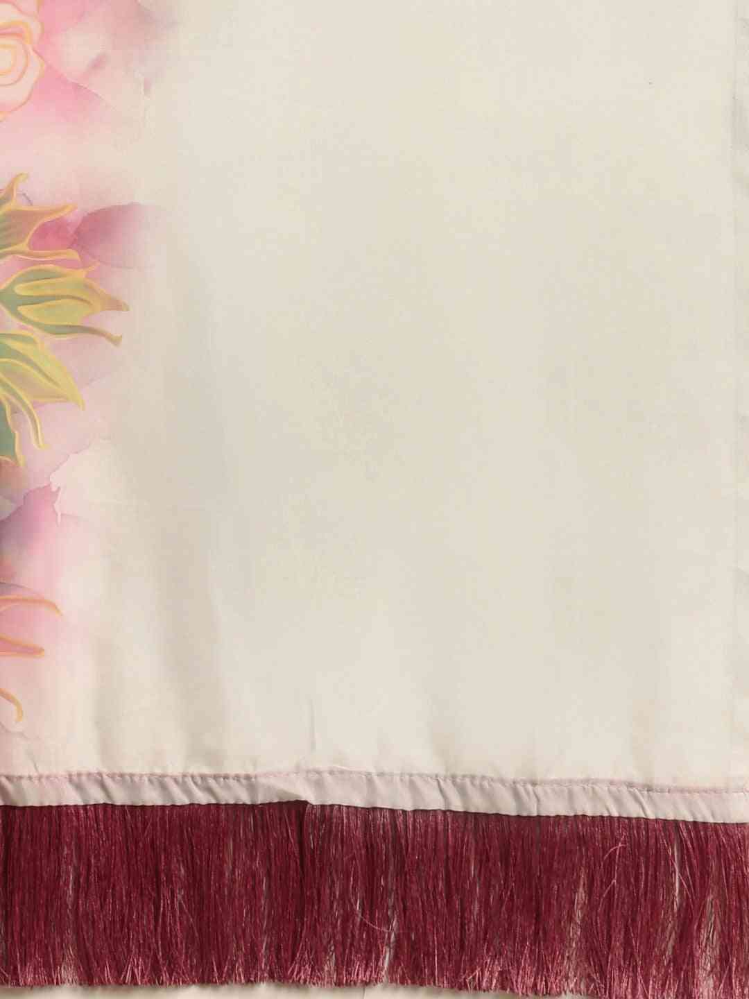 Buy At Vastranand Celebrity Floral Printed Silk Saree 
