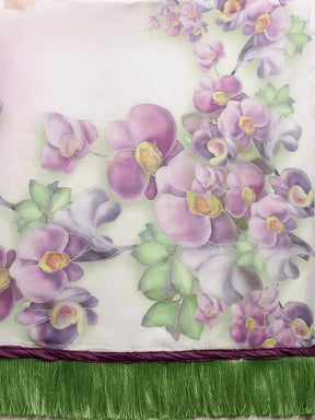 Vastranand Exclusive Celebrity Floral Printed Silk Saree 
