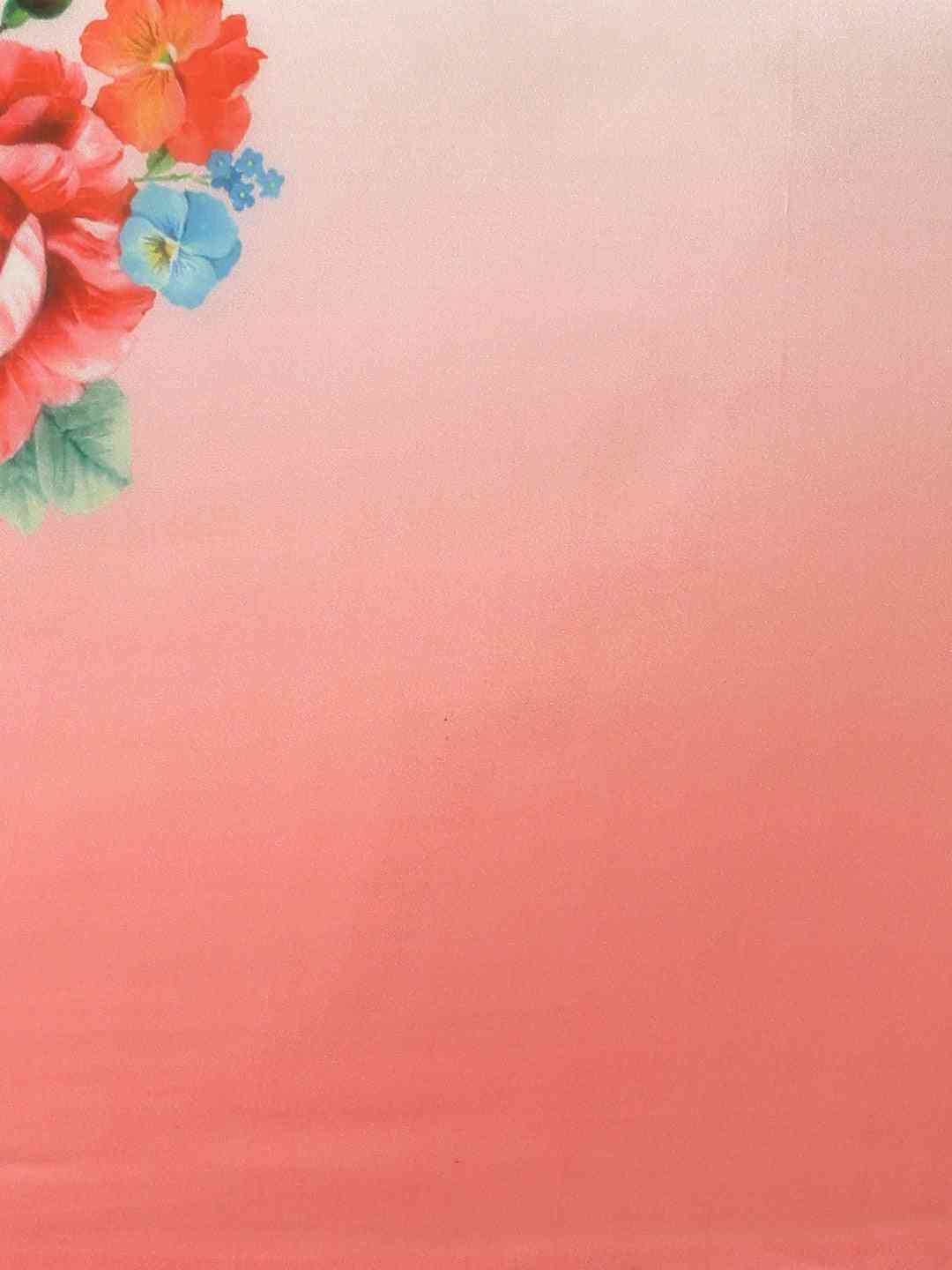 Exclusive Celebrity Floral Printed Silk Saree