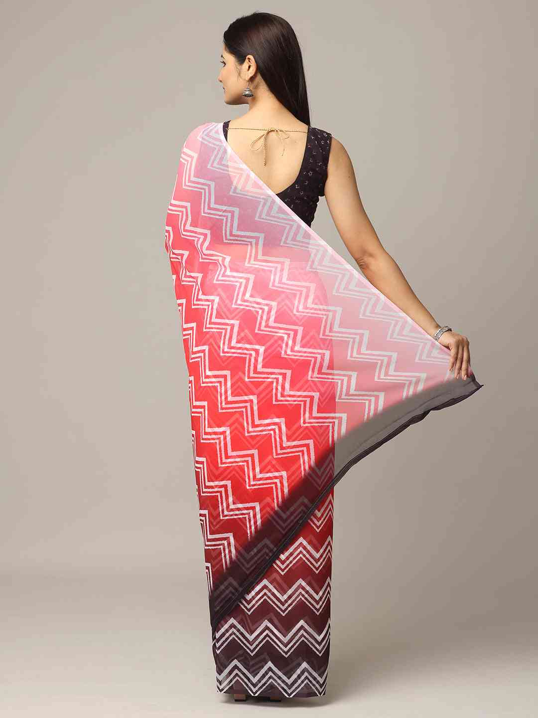 Ombre Soft Georgette Digital Print Party Wear Saree