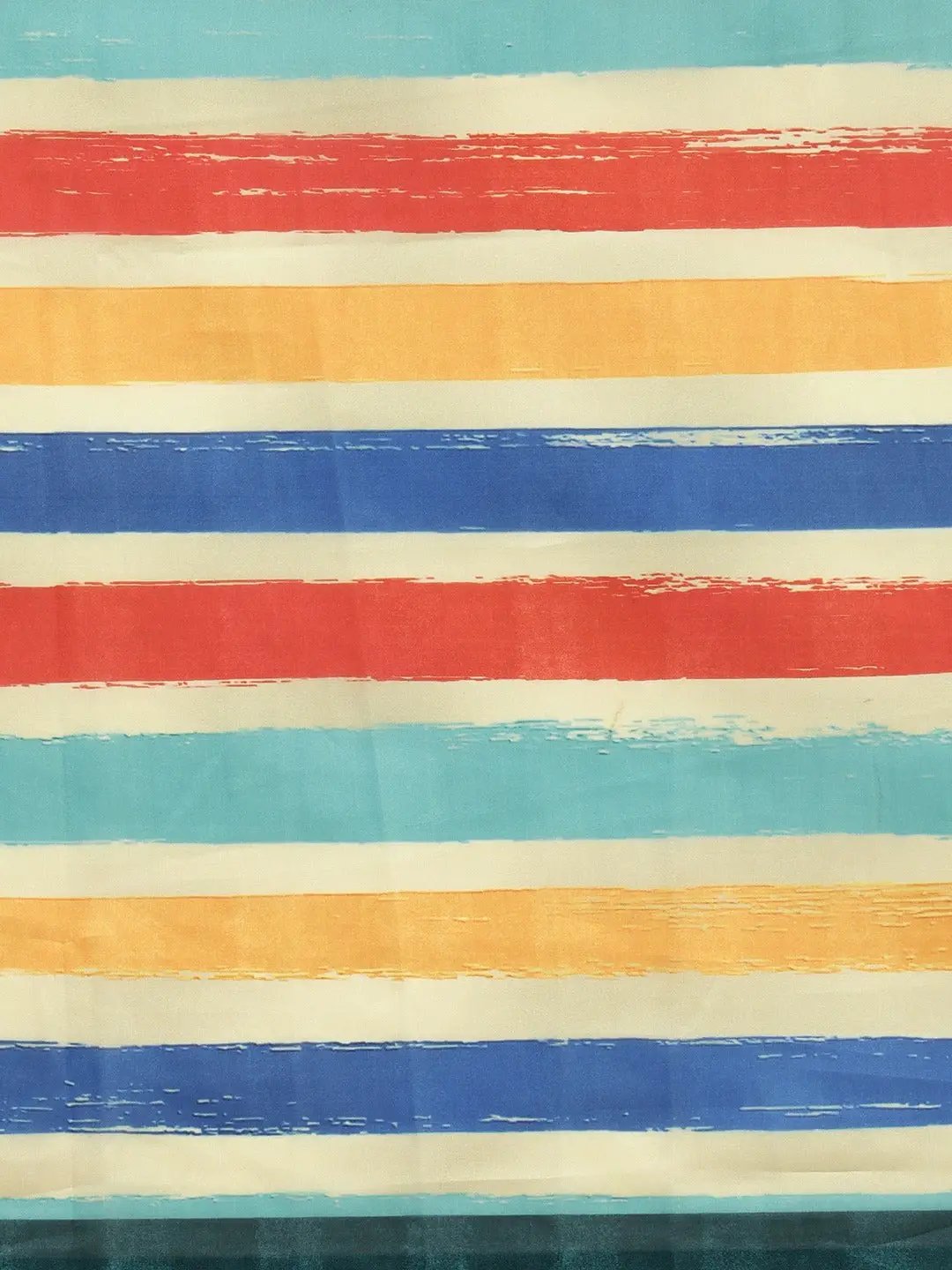 Vastranand Pure Silk Resham Tassel Saree With Striped Work