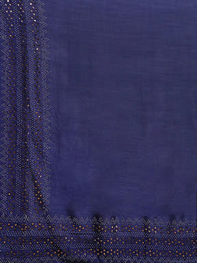 Stylish Embellished Broder And Stones Poly Silk Saree 