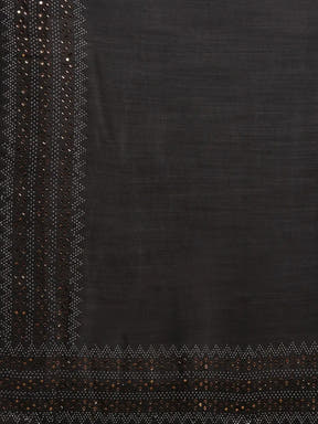 Buy Stylish Embellished Broder And Stones Work Silk Saree