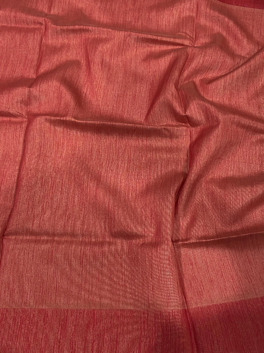 Pink Floral Tussar Silk Saree