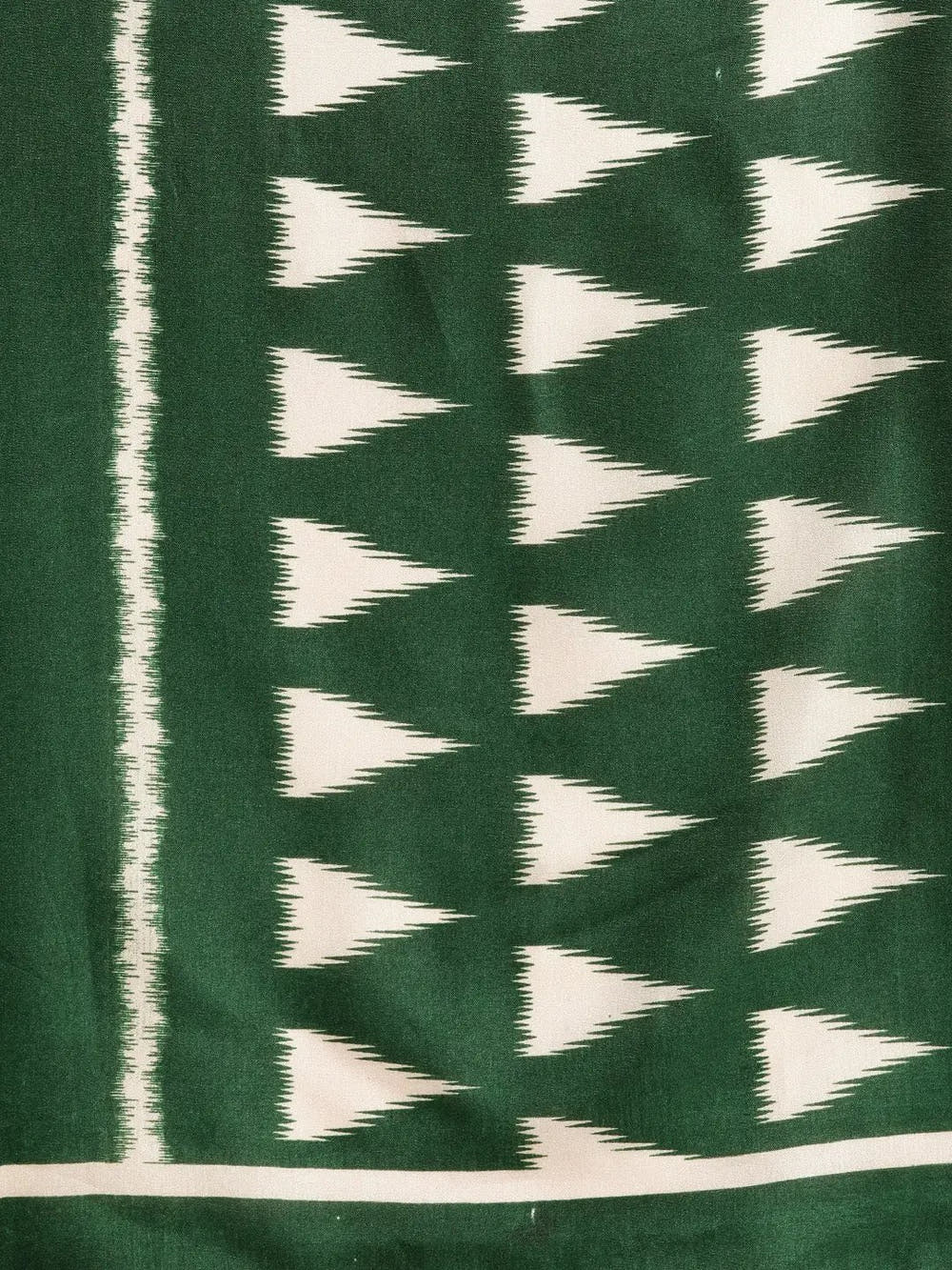  Stylish Linen Kalamkari Print Chanderi Saree 
