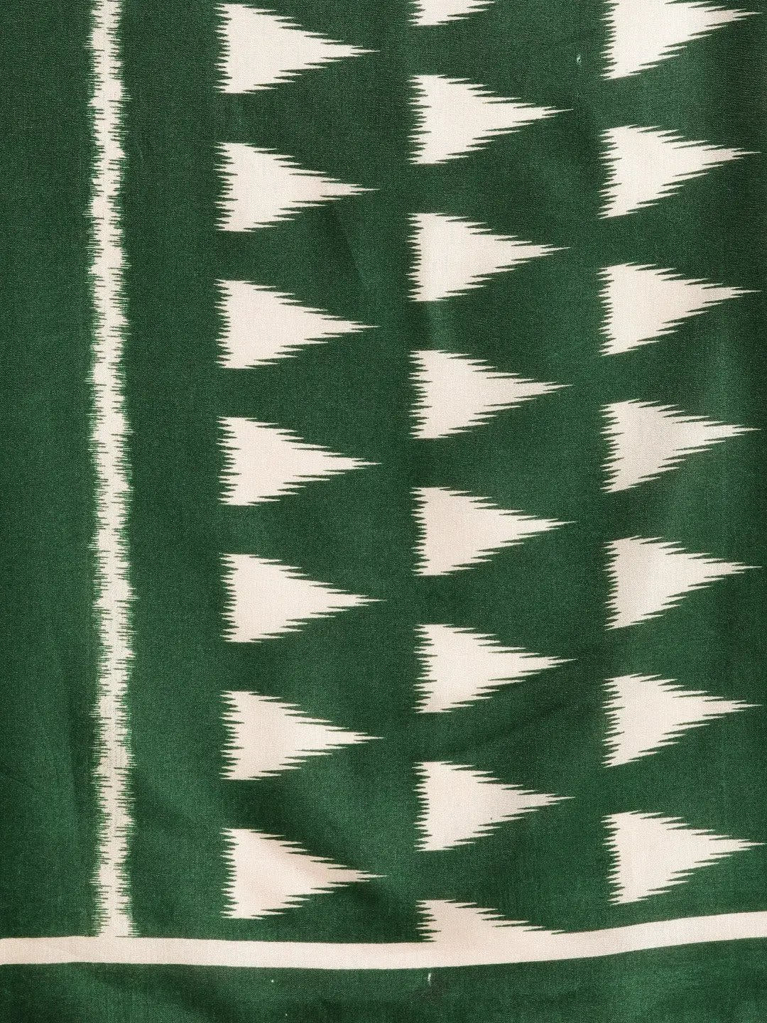  Stylish Linen Kalamkari Print Chanderi Saree 