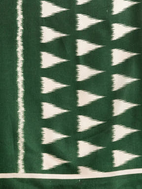  Stylish Linen Kalamkari Print Chanderi Saree 