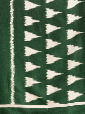  Stylish Linen Kalamkari Print Chanderi Saree 