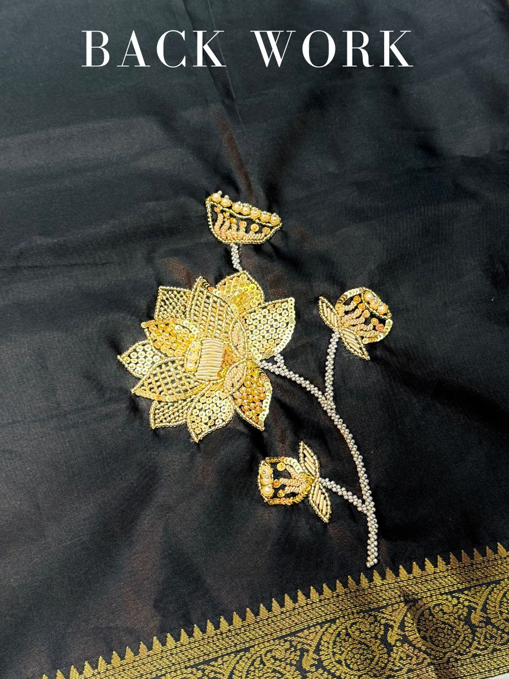 Exclusive Gold Zari Katan Silk Saree