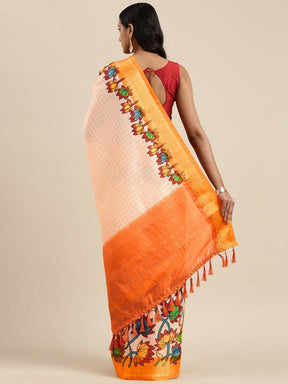  Latest Kalamkari Digital Print Uppada Silk Saree