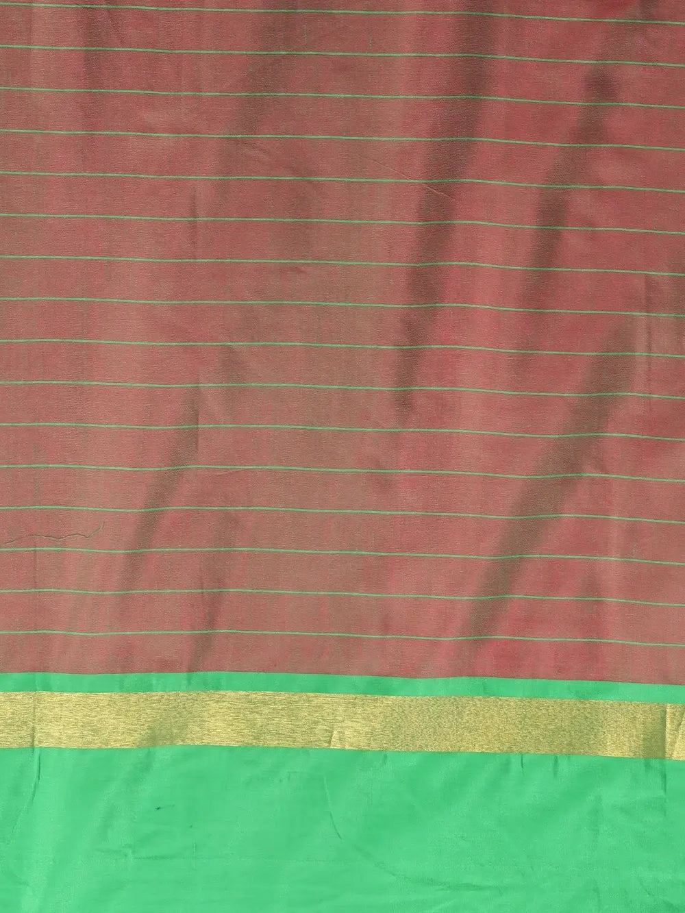 At Vastranand Stylish Silk Cotton Checked Zari Work Saree 