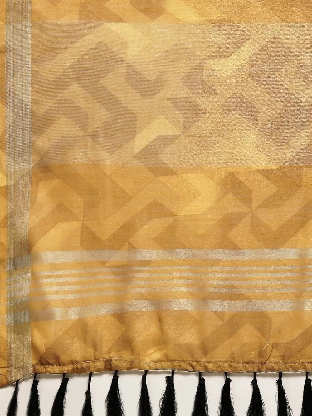 Soft Linen Digital Print Saree With Zari Border