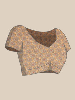 Digital Print Kalamakri Desine Soft Linen Saree