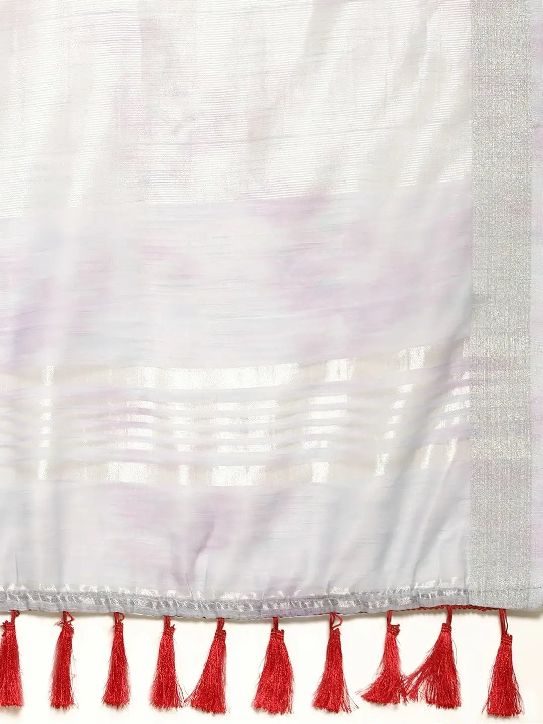 Digital Flower Print Desine Soft Linen Saree