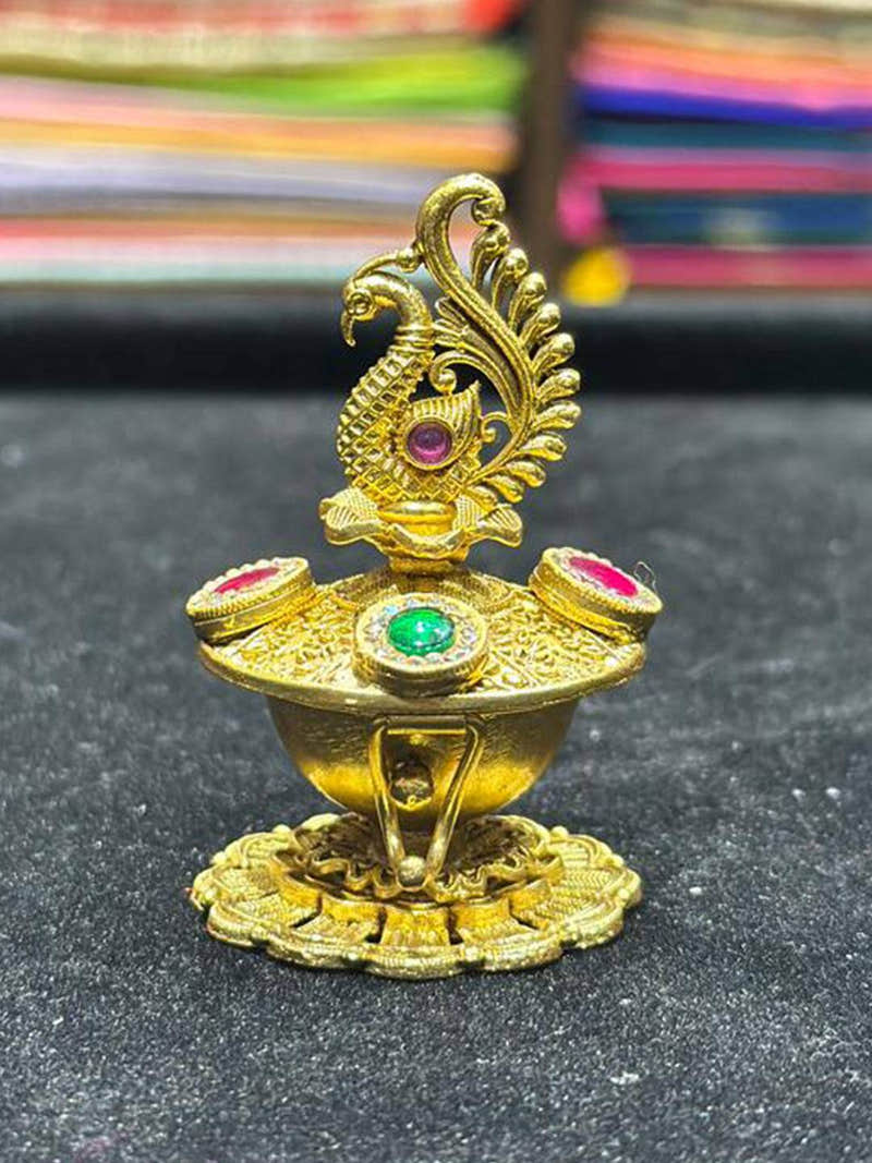 Royal Peacock Kumkum Kankavati