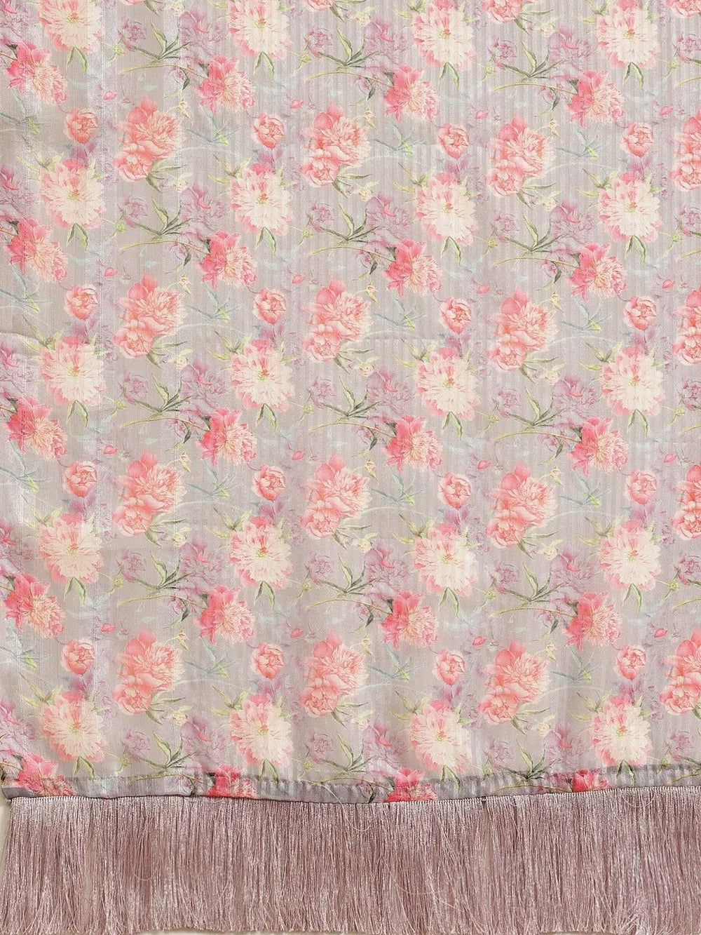 Exclusive Stylish Poly Chiffon Floral Digital Print Saree
