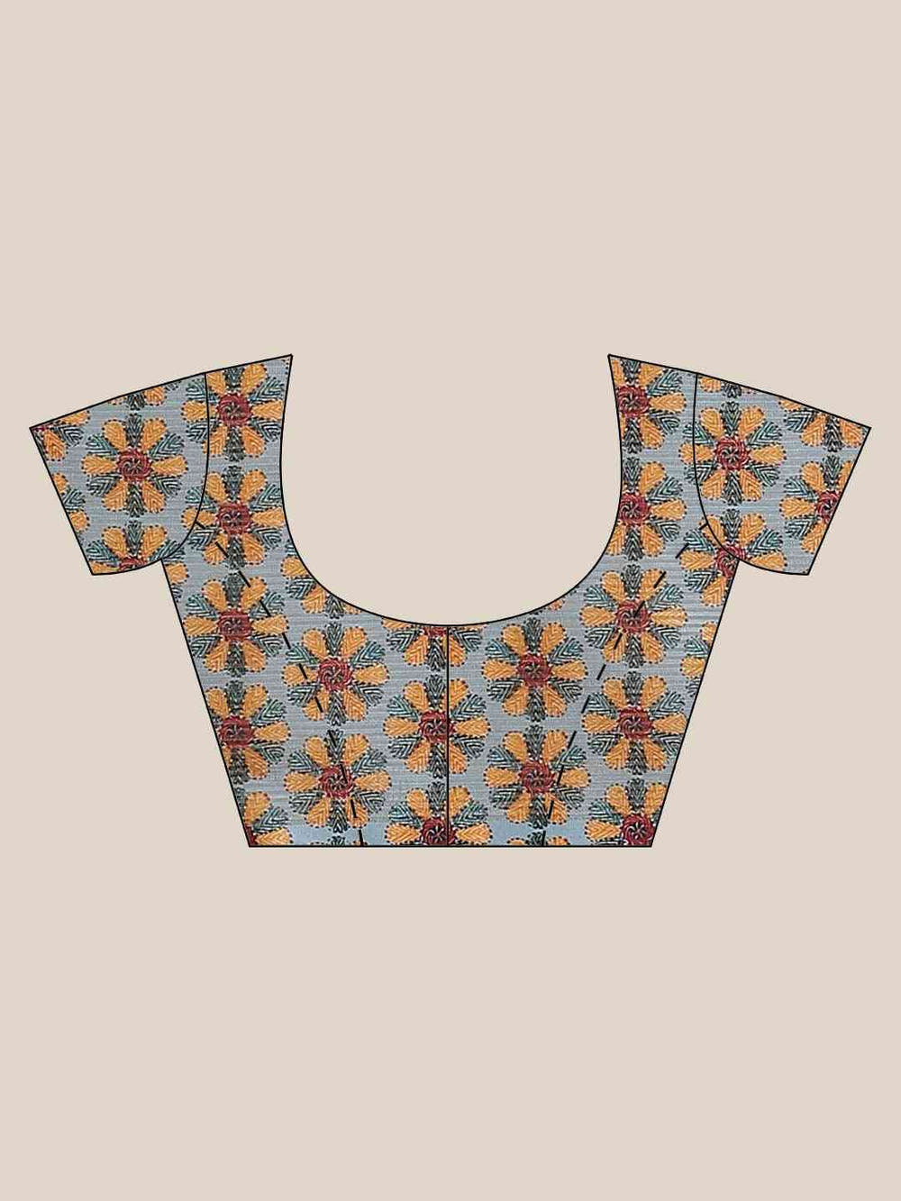 Buy At Vastranand Stylish Poly Chiffon Abstract Print Saree 