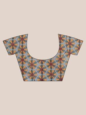 Buy At Vastranand Stylish Poly Chiffon Abstract Print Saree 