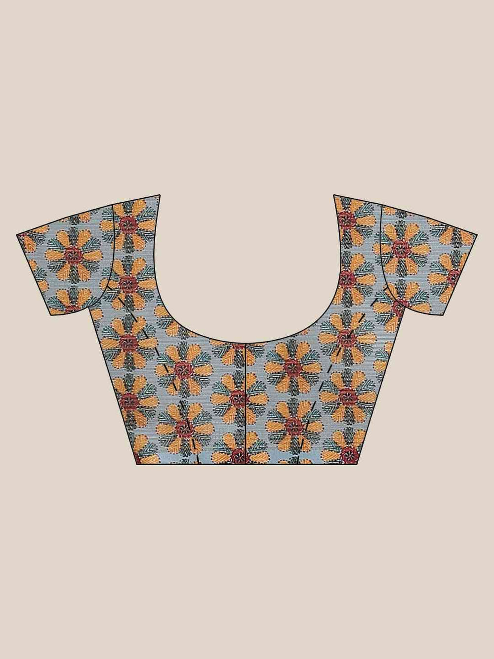 Buy At Vastranand Stylish Poly Chiffon Abstract Print Saree 
