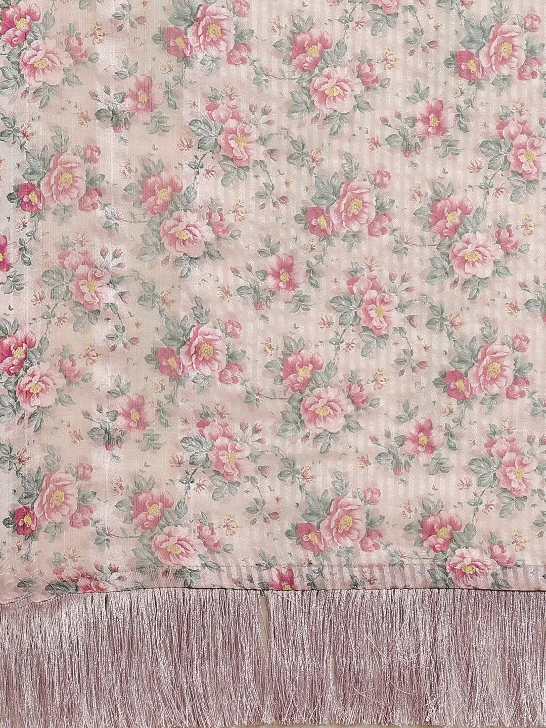 Bollywood Style Floral Soft Silk Saree 